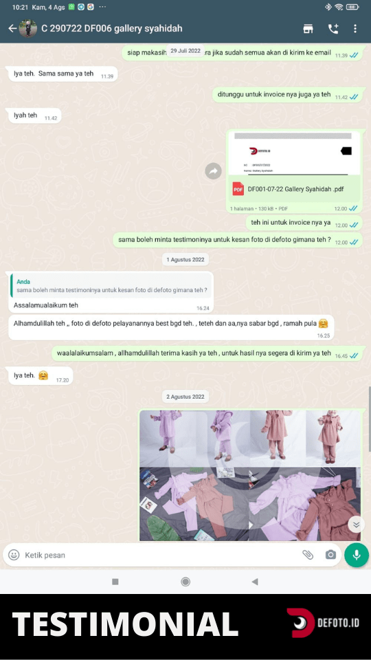 testimonial jasa foto produk tiktok short video defoto.id-min